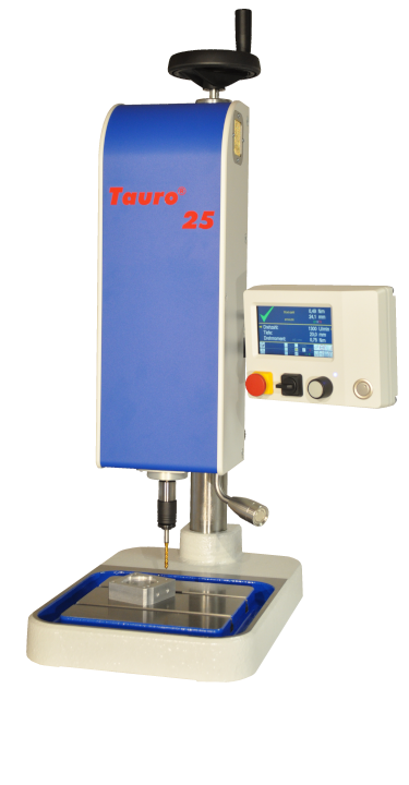 Tauro 25 thread tapping machine for standalone usage or thanks to its modular design as part of an automation.